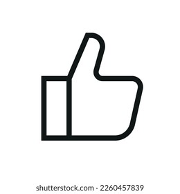 Like stroke icon simple line