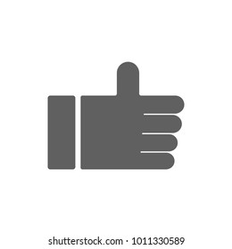 Like symbol with hand icon in trendy flat style isolated on white background. Symbol for your web site design, logo, app, UI. Vector illustration, EPS