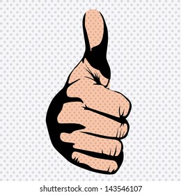 i like that over dotted background vector illustration