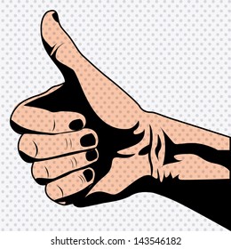 i like that over dotted background vector illustration