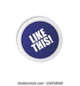 like this trendy hip sticker