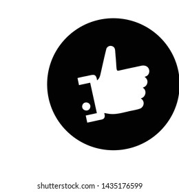 Like Thumb Up Icon Logo Template 