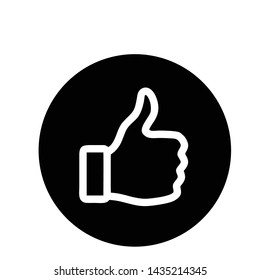 Like Thumb Up Icon Logo Template 