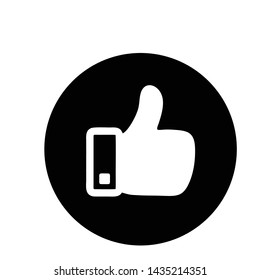 Like Thumb Up Icon Logo Template 