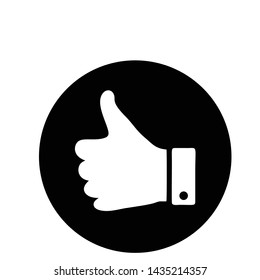 Like Thumb Up Icon Logo Template 