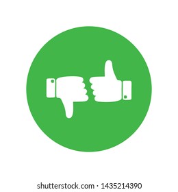 Like Thumb Up Icon Logo Template 