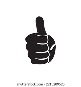 Like thumb icon logo, vector design illustration 