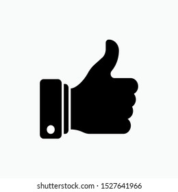 Like or Thumb Icon - Vector, Sign and Symbol for Design, Presentation, Website or Apps Elements. 