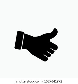 Like or Thumb Icon - Vector, Sign and Symbol for Design, Presentation, Website or Apps Elements. 
