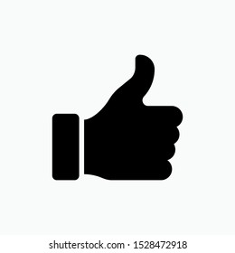 Like or Thumb Icon - Vector, Sign and Symbol for Design, Presentation, Website or Apps Elements. 