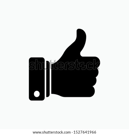 Like or Thumb Icon - Vector, Sign and Symbol for Design, Presentation, Website or Apps Elements. 