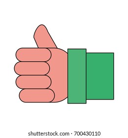 Like thumb up symbol