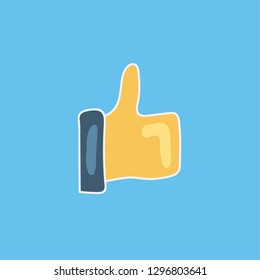 like thumbnail vector. hand drawn icon. symbol illustration. editable stroke.