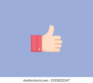 like thumbs up vector icon design