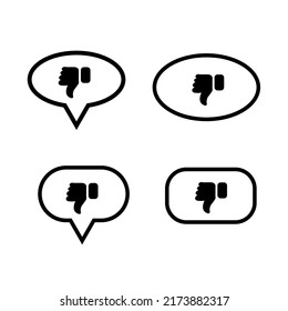Like and unlike icon, in solid and gradient color