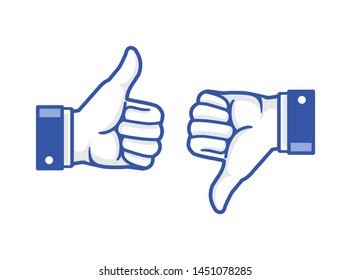 Like and unlike icon symbol vector illustration