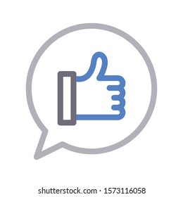 like vector color line icon 