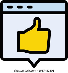 icono de línea de color de vector