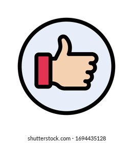 like vector flat  color icon 
