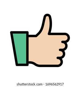 like vector flat color icon 
