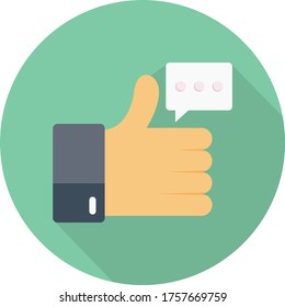 like vector flat color icon 