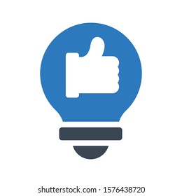 like vector glyph color icon 
