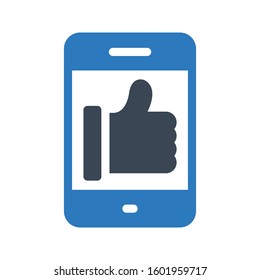 like vector glyph  color icon 