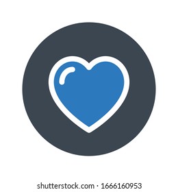 like vector glyph color icon 