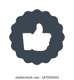 like vector glyph color icon 