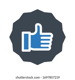 como icono de color de glifo vectorial 
