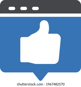like vector glyph color icon