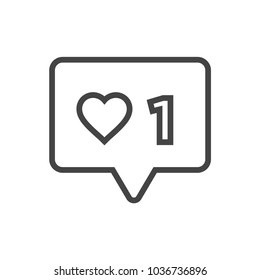 Like vector icon