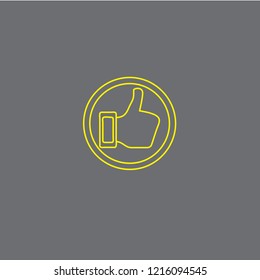 Like vector icon