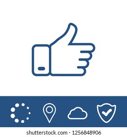like vector icon