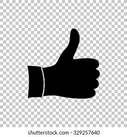 like vector icon - black illustration
