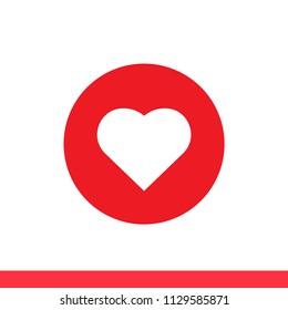 Like Vector Icon Heart Symbol Simple Stock Vector (Royalty Free ...