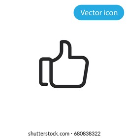 Like vector icon, illustration symbol