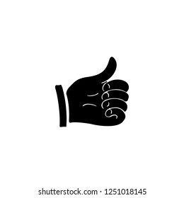 like vector icon. like sign on white background. like icon for web and app