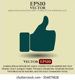 Like vector icon or symbol