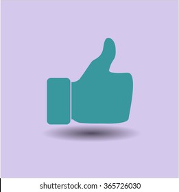 Like vector icon or symbol