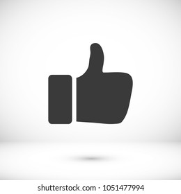 Like vector icon. Thumbs up. Hand icon. Social Concept