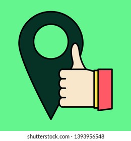 Like vector icon. web pointer in eps 10 for webdesign and smartphone applications.