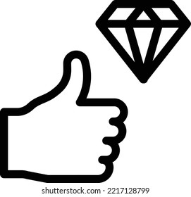 como la ilustración Vector en un fondo transparente. Símbolos de calidad premium. Iconos vectoriales de línea delgada para el diseño de conceptos y gráficos. 
