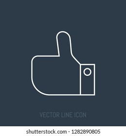Like Vector Line Icon.