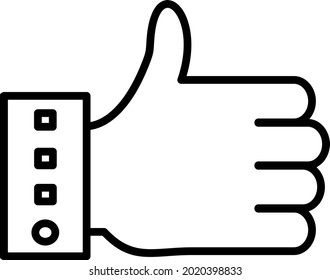 Like Vector Line Icon Design
