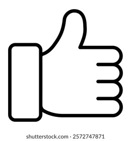 Like Vector Line Icon Design