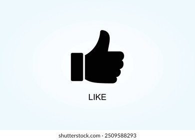 Like Vector Or Logo Sign Symbol Illustration