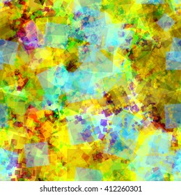 Like watercolor. Colorful spots, randomly mixed. Seamless abstract background.