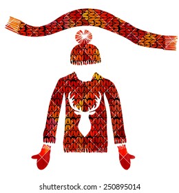 like winter clothing set
