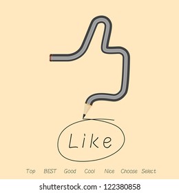 like your best select by praised the gesture. Tell someone you like or something good!